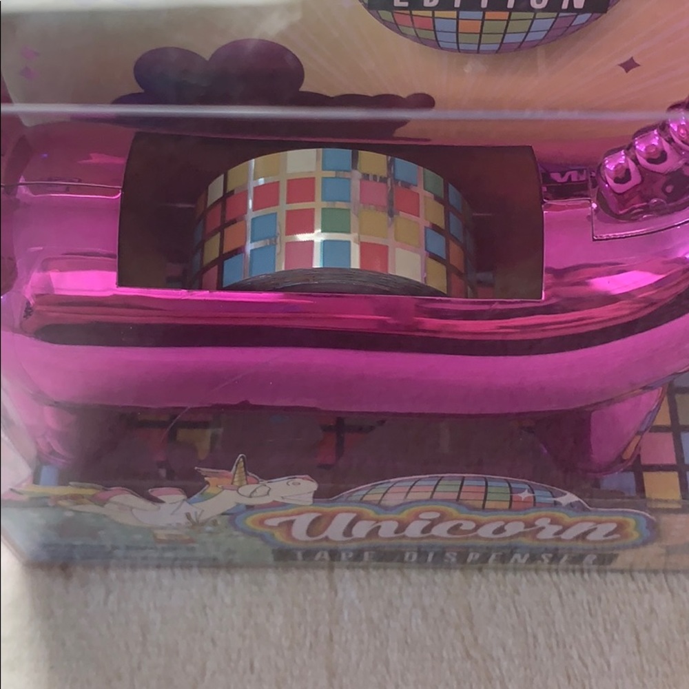 NWT Unicorn Tape Dispenser Disco Edition - Picture 5 of 5